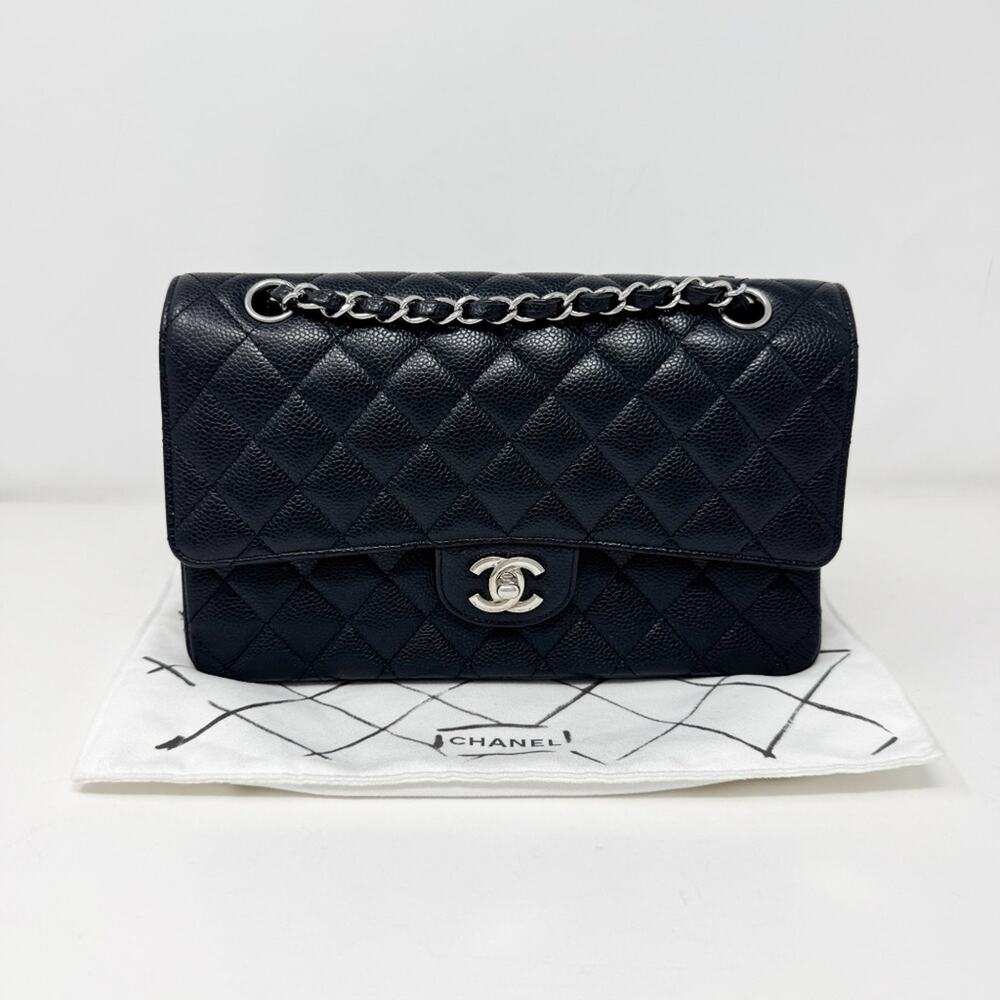 Chanel Classic Medium Caviar Double Flap bag